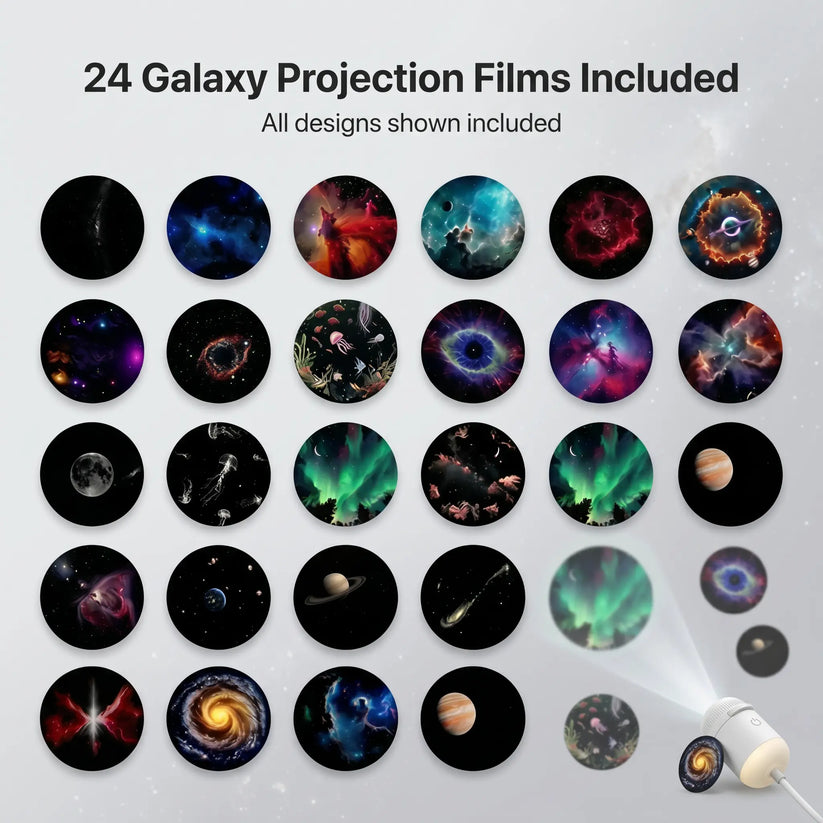 Galaxy Ceiling Projector - 3 Slides